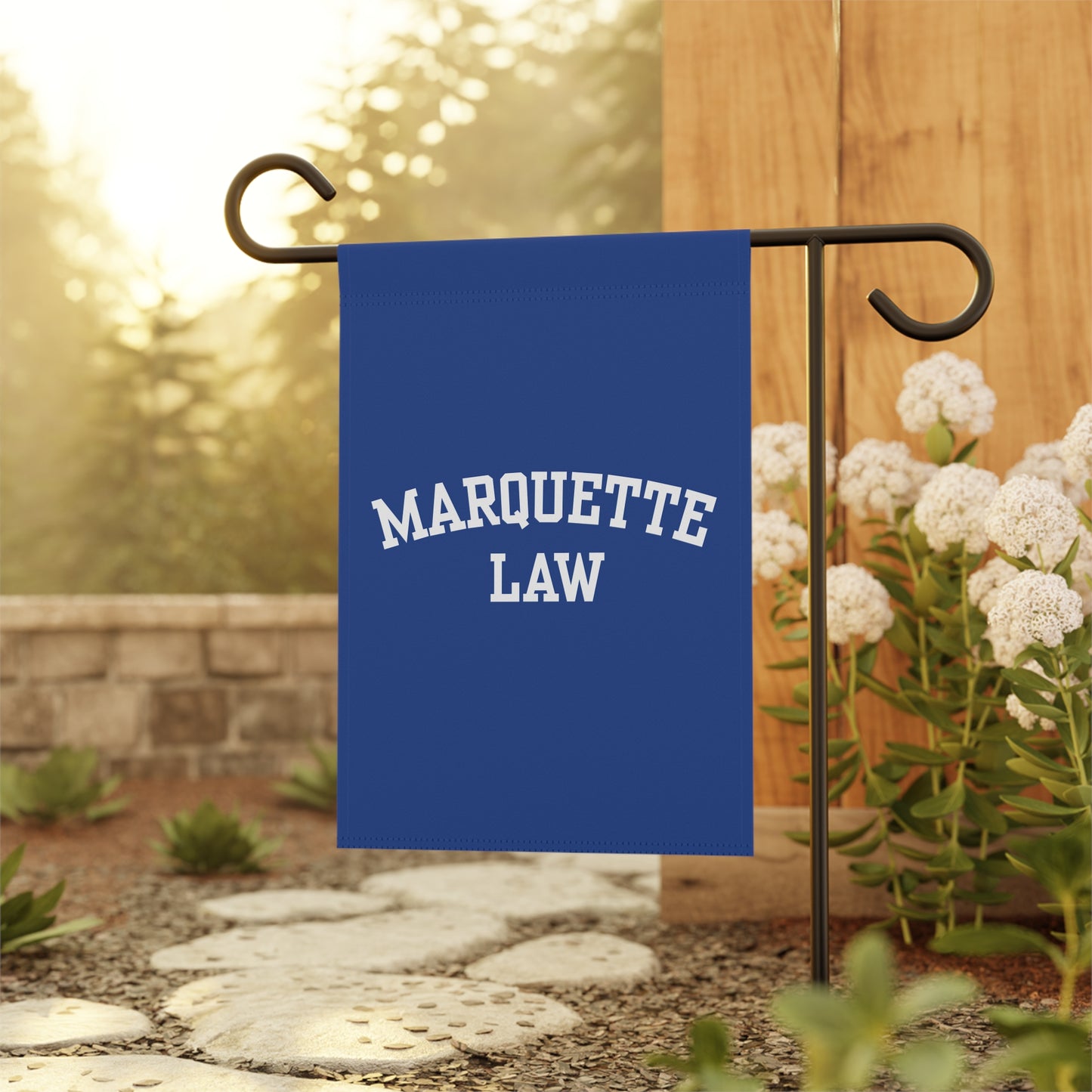 Marquette Law Garden/House Banner - Blue and White