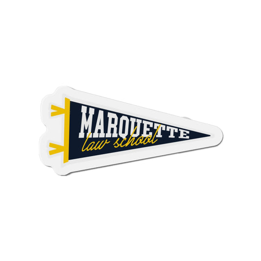Marquette Law School Pennant Fridge Magnet