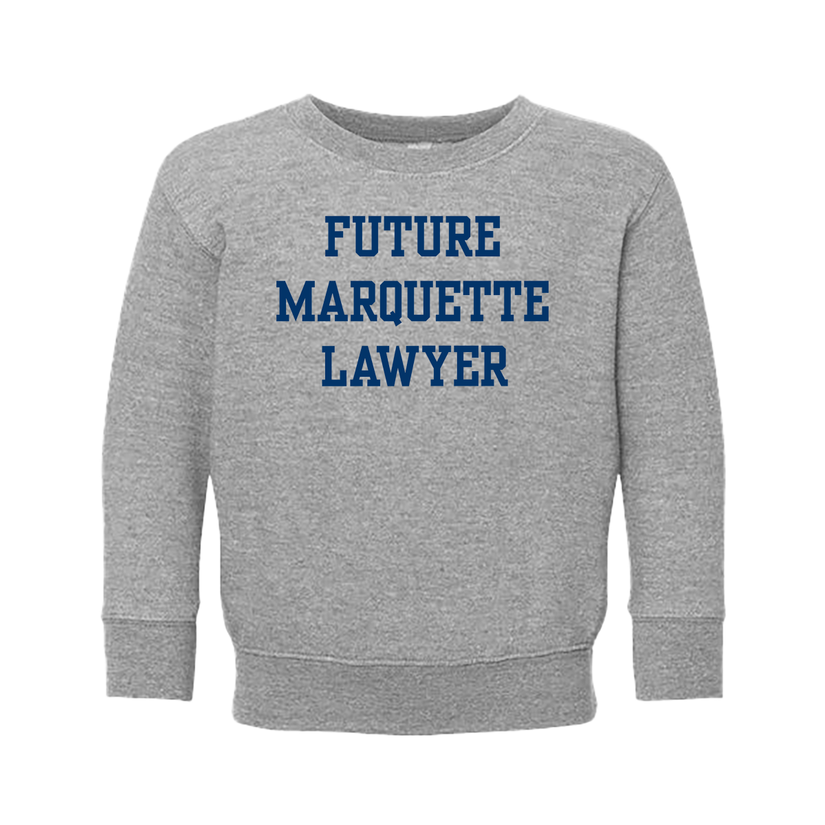 Future Marquette Lawyer Rabbit Skins Youth Crewneck Sweatshirt