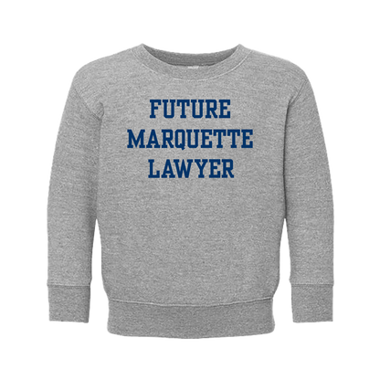 Future Marquette Lawyer Rabbit Skins Youth Crewneck Sweatshirt