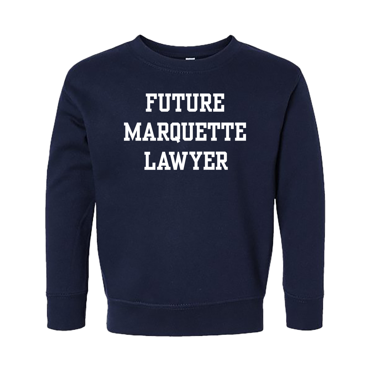 Future Marquette Lawyer Rabbit Skins Youth Crewneck Sweatshirt