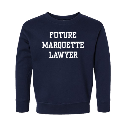 Future Marquette Lawyer Rabbit Skins Youth Crewneck Sweatshirt