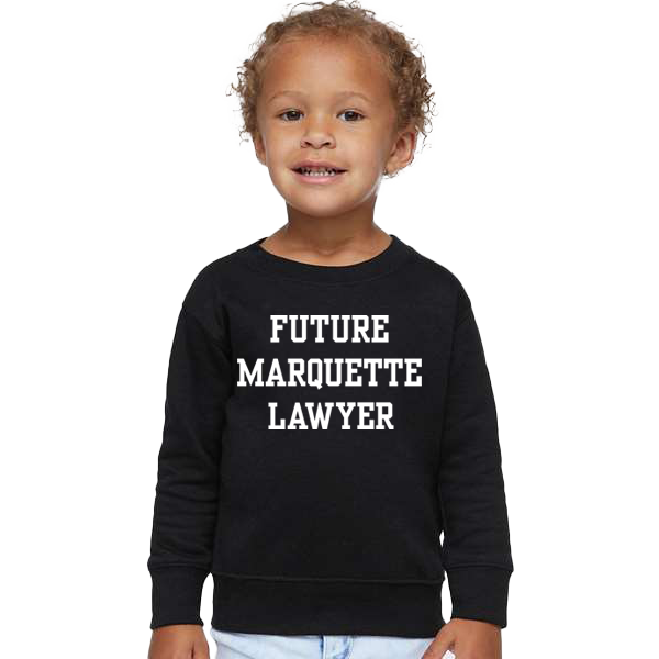 Future Marquette Lawyer Rabbit Skins Youth Crewneck Sweatshirt