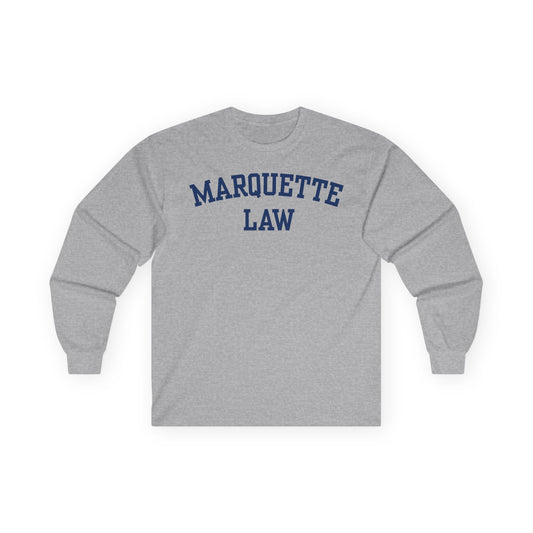 Marquette Law Arch Logo Unisex Ultra Cotton Long Sleeve T-Shirt
